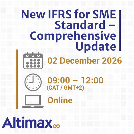 CPD - New IFRS for SMES – 3rd Edition 2025 - 2 December 2026