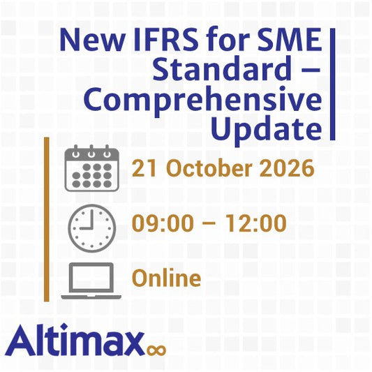 CPD - New IFRS for SMES – 3rd Edition 2025 - 21 October 2026