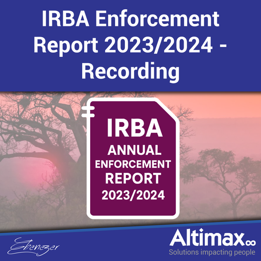 On Demand CPD - IRBA Enforcement Report 2023/2024